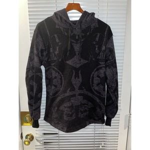 Star Wars Darth‎ Vader Empire Y2K Hoodie Black Small Mens